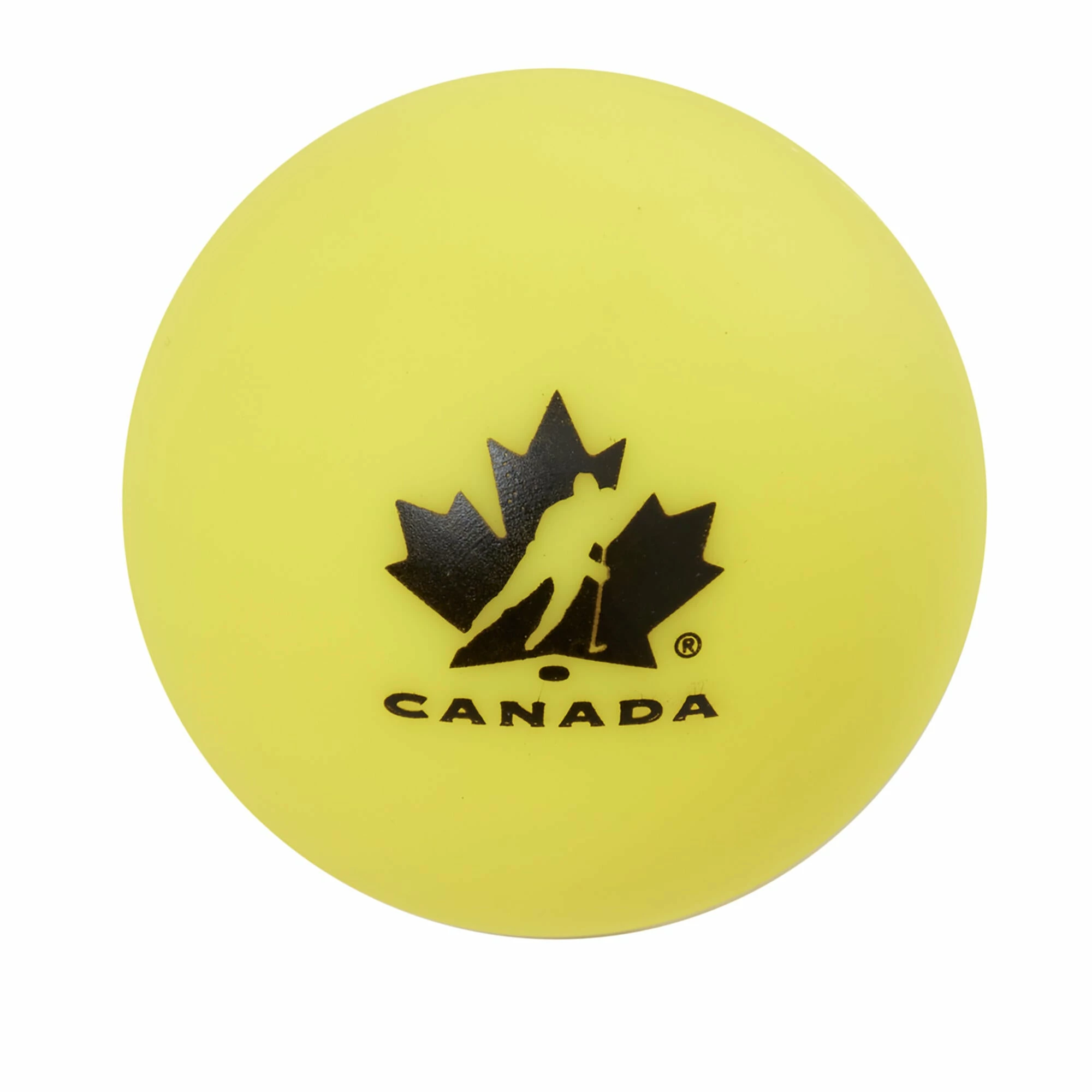 Hot Sale π₯ Hockey Canada Soft Yellow Street Hockey Ball - 65MM 50G β