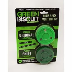 Buy 🛒 Green Biscuit Original Passing Street Hockey Puck 2-Pack ✨