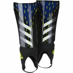 Best Sale 🔔 Adidas Predator Match Junior Soccer Shin Guards - Black/White/Yellow 💯