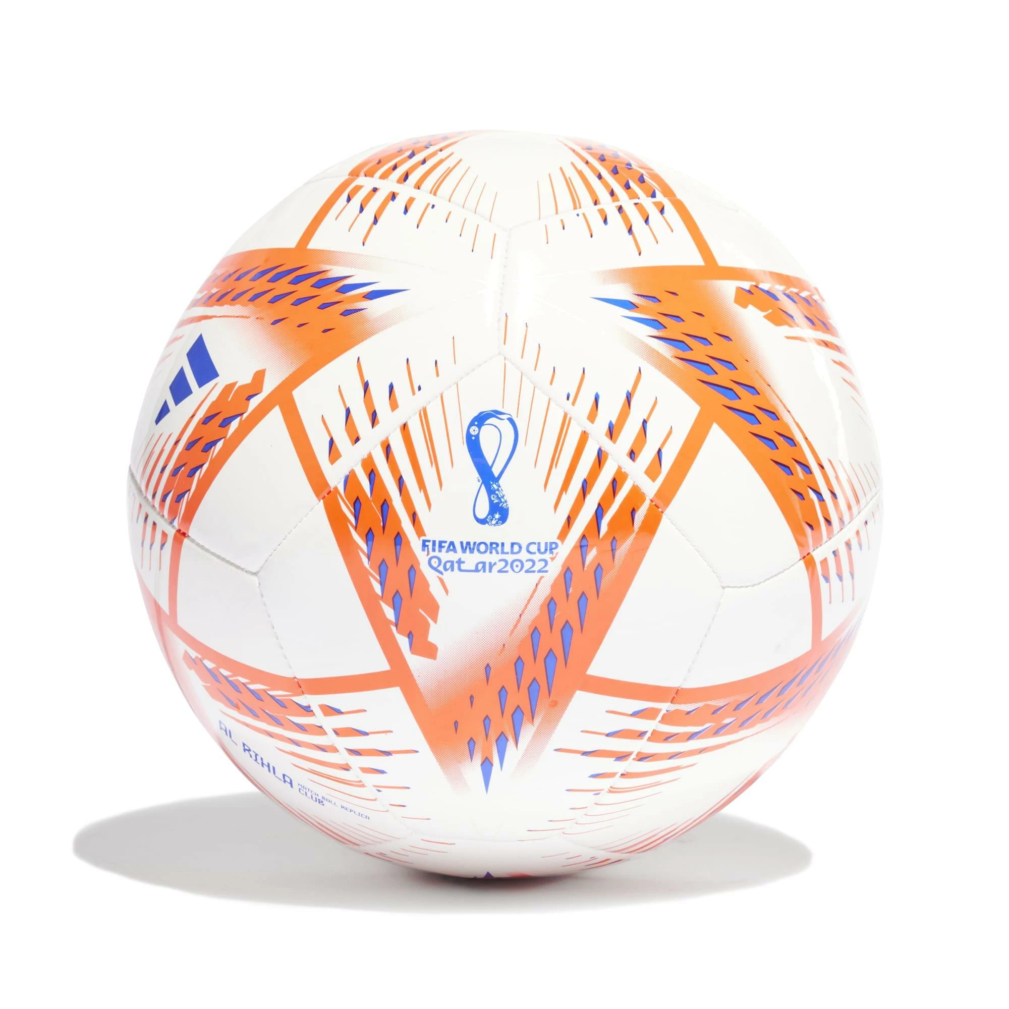 Outlet π Adidas Al Rihla Club Soccer Ball - White/Solar Red/Pantone β
