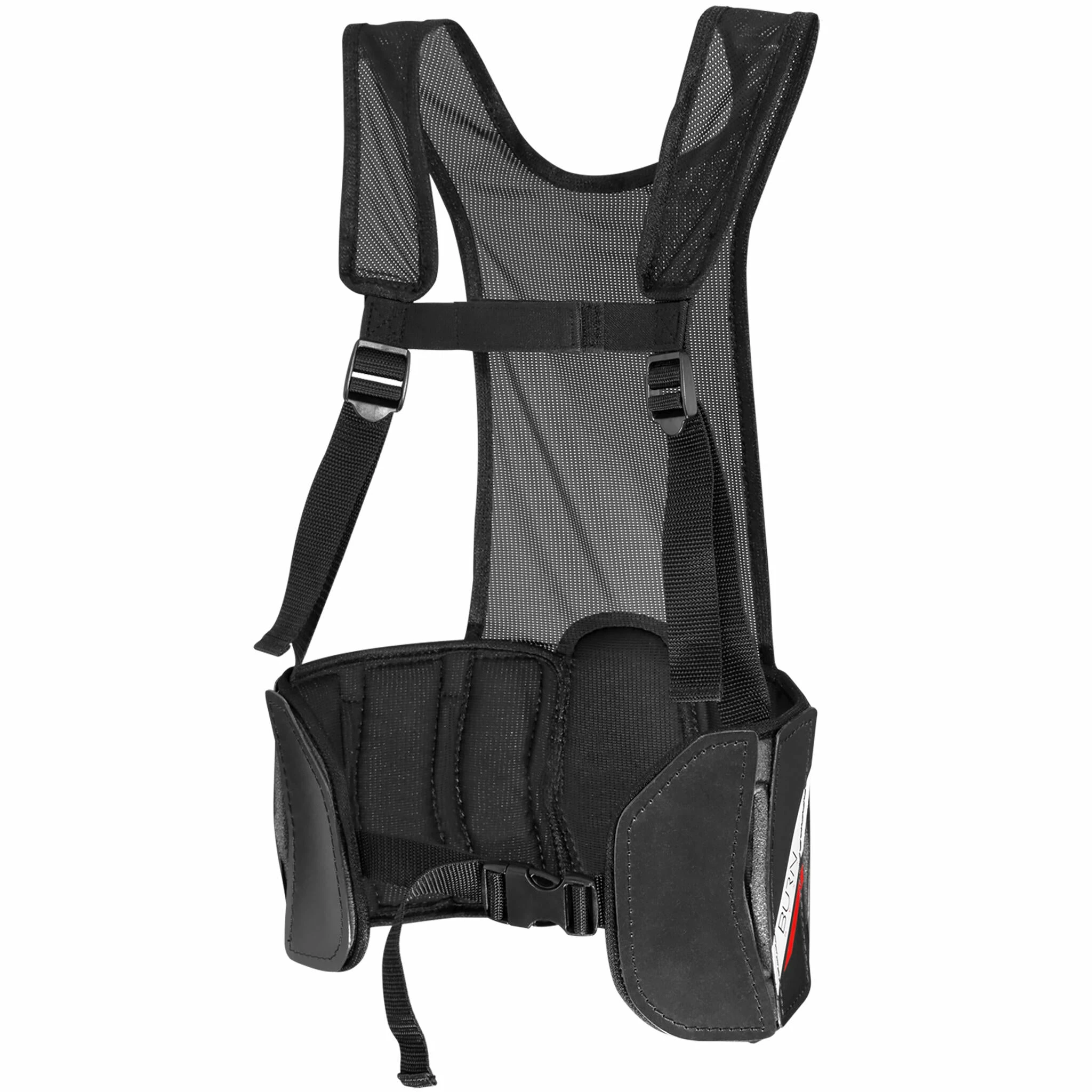 Outlet βοΈ Warrior Fatboy Burn Next Youth Lacrosse Rib Guard - Black π