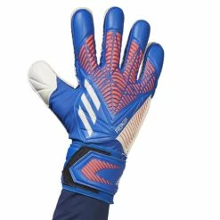 New π Adidas Predator Match Soccer Goalkeeper Gloves β Hirblu/Turbo/White β