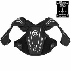 Wholesale ❤️ Warrior Burn Next Youth Lacrosse Shoulder Pads - Black 👍